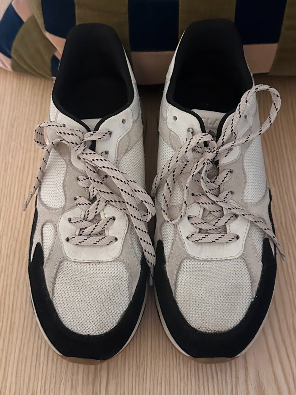 CLAE Women's Zuma Sneakers in Black/White Microchip
